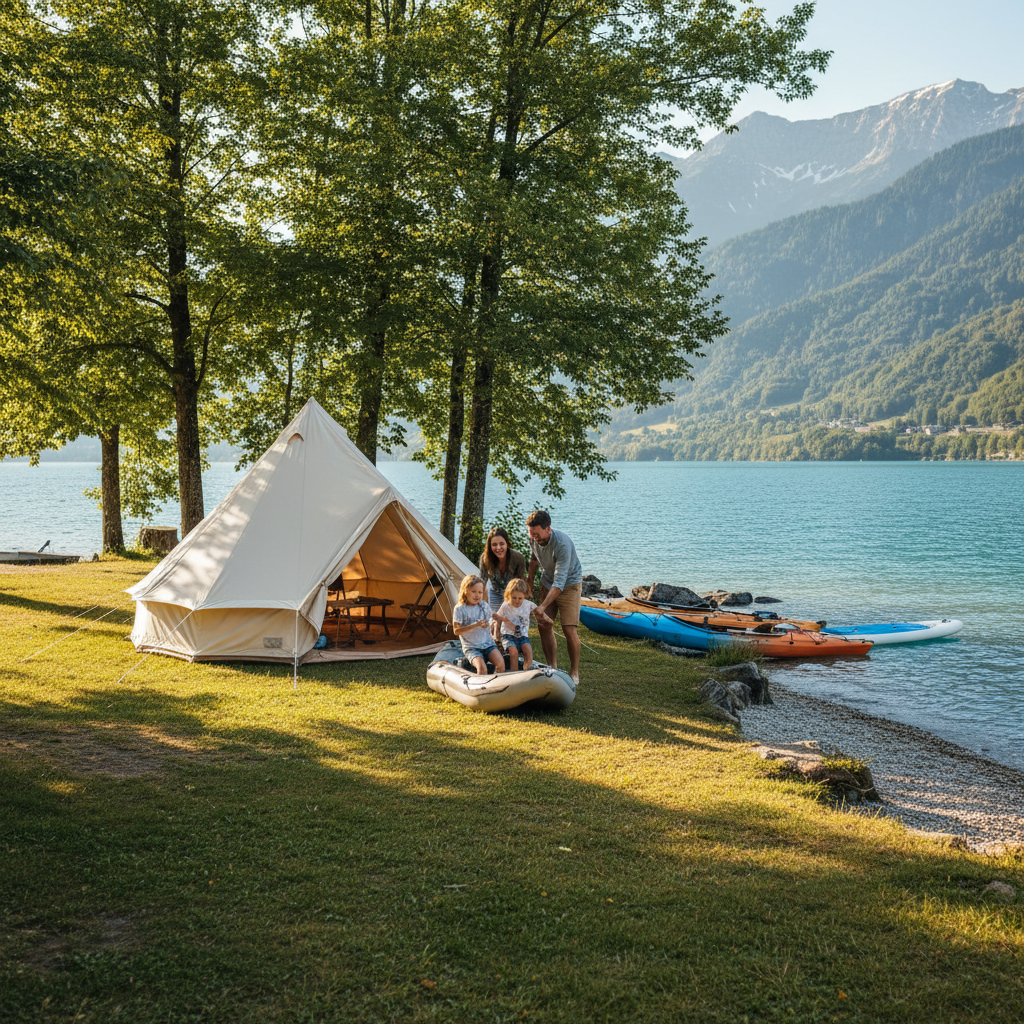 Comment choisir son camping familial au lac d'Annecy